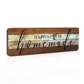 Farmhouse Wood Sign Wall Decor Love Sign Home Decor Wall Art-Happiness is Homemade-Kitchen Signs Wall Decor Size 16x5