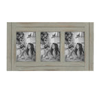 RiteSune Distressed 4x6 Picture Frame, 3 Photo Frames Collage Picture Frames for Wall Rustic Home Decor, Present for Birthday, A