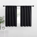 NICETOWN Halloween Kitchen Window Curtains Over Sink, Energy Smart Decoration Thermal Insulating Blackout Drapes/Draperies for R