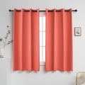 Ygo Coral Blackout Curtains For Girls Bedroom Grommet Thermal Insulated Room Darkening Curtains For Light Blocking And Privacy 2