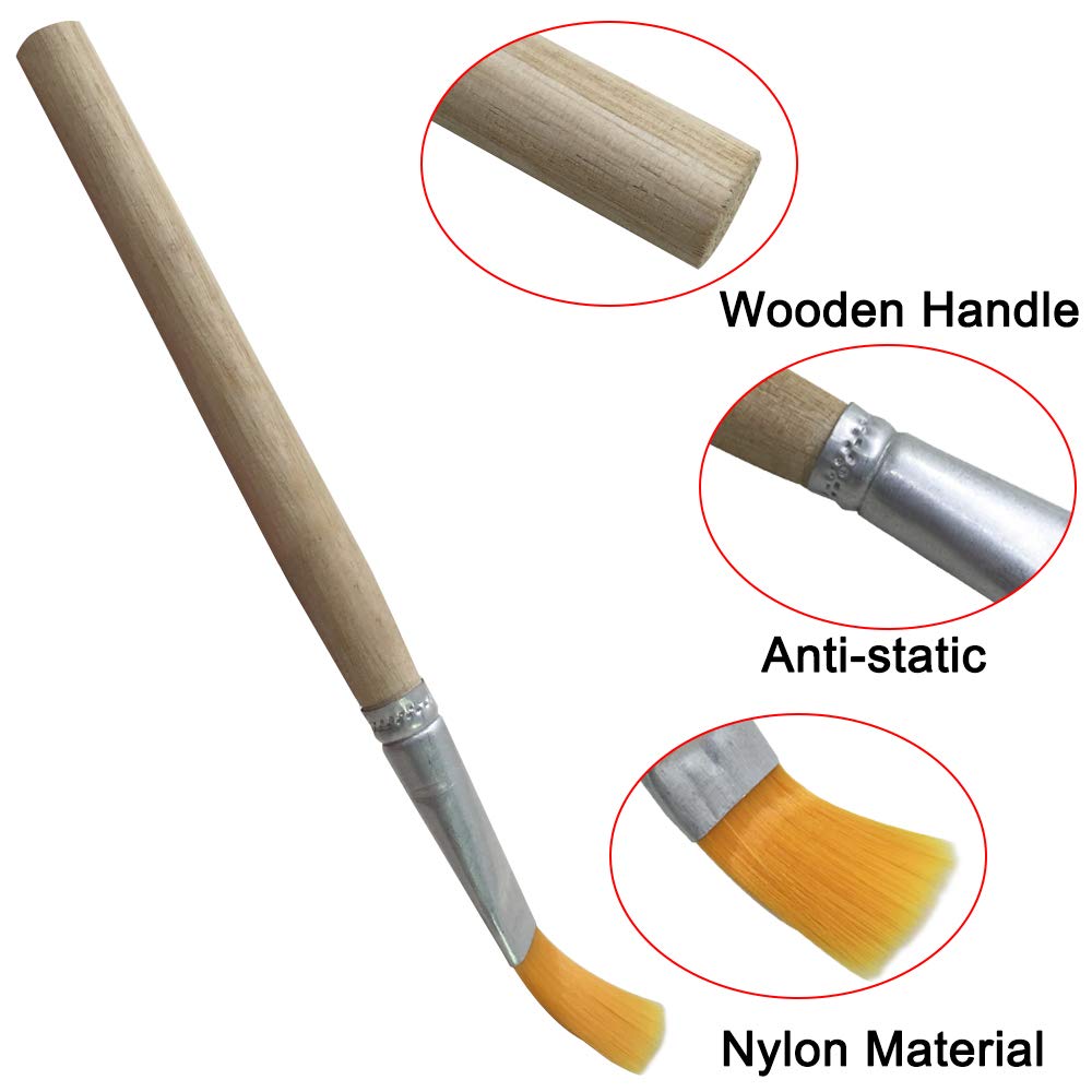 4 Packs Coffee Grinder Brush,Danzix Wooden Cleaning Brush For Grinders And Pasta Makers-2 Size