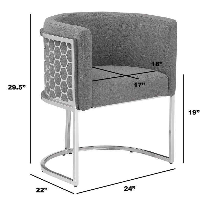 Modern Barrel Accent Chair