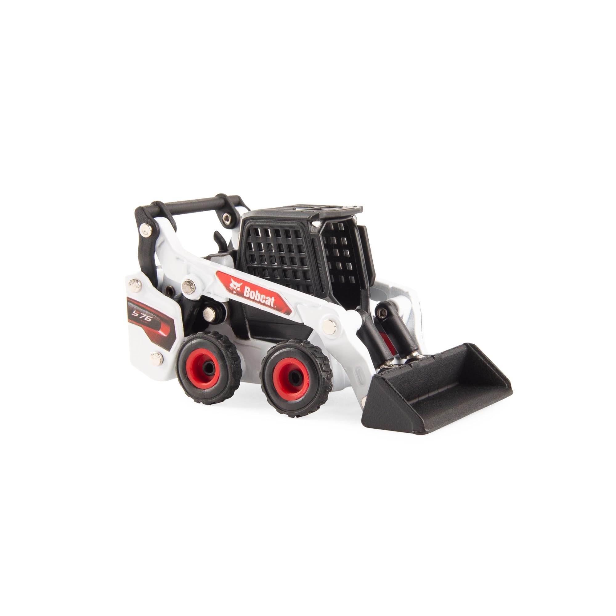 Ertl Bobcat S76 Skid Steer Loader - 1:64 Scale - Includes Functional Loader - Collectible Die-Cast Metal Construction Toys For K