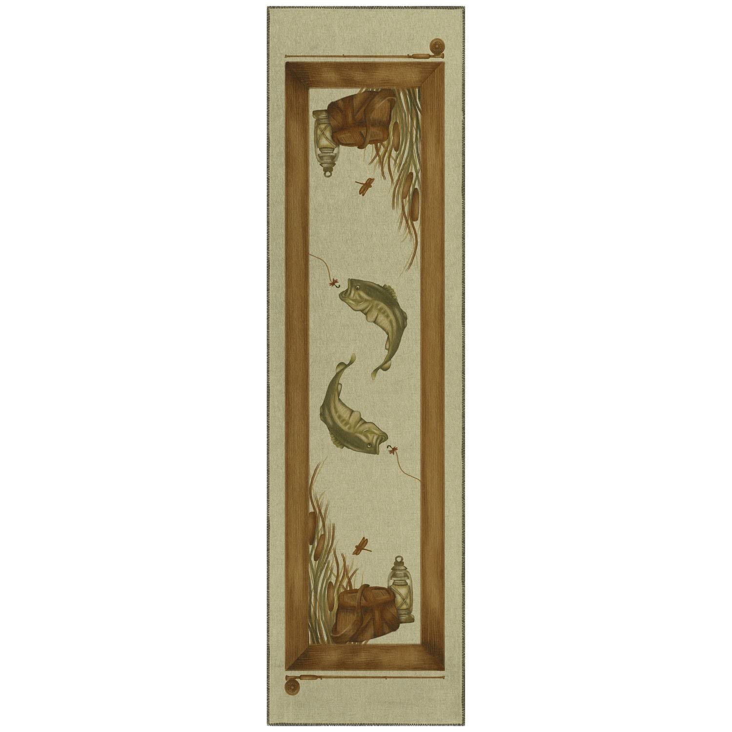 Excursion Ex5 Beige Farmhouse Rug Runner 2' 3" X 7 ' 6"
