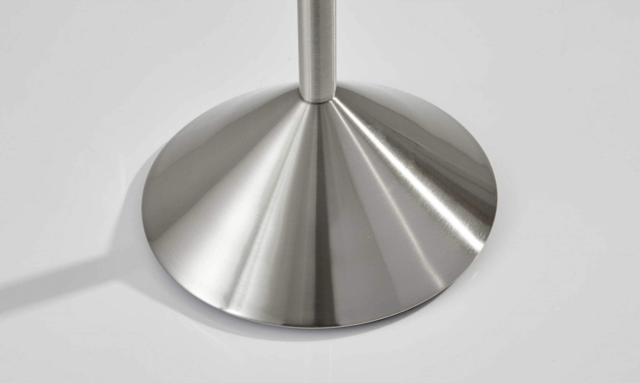 HomeRoots 12' X 68' Brushed Steel Brushed Steel Pyramid Coat Rack