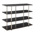 Convenience Concepts Designs2Go No Tools XL Highboy 4-Tier Stand Entertainment Center 55 Inches, Modern TV Console with Shelves 