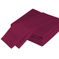 DTY Bedding Luxuriously Soft 100% Viscose Derived from Bamboo 4-Piece Sheet Set, Oeko-TEX Certified - Queen, Merlot, Imported
