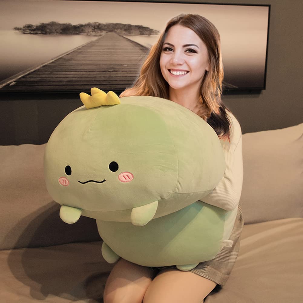 Dinosaur Plush Hugging Pillow, Soft Dinosaur Stuffed Animals Toys Gifts, 33.5'