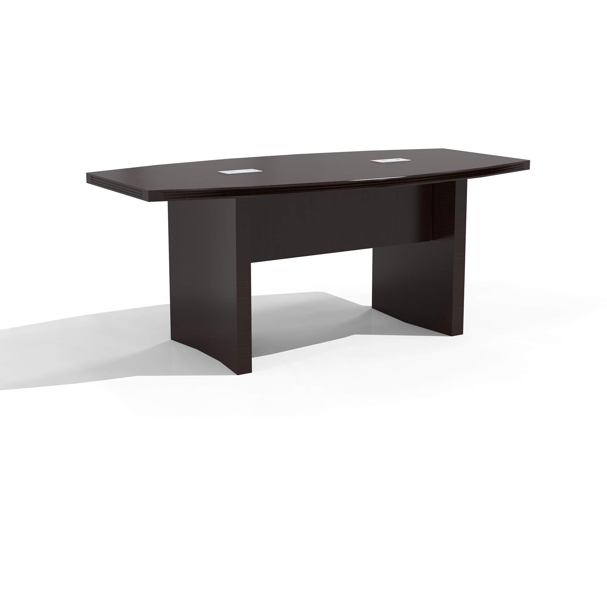Mayline Aberdeen 12 Foot Boat-Shaped Conference Table - Thumbnail 2