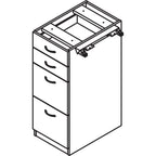 Lorell LLR16236 - Lorell Walnut Laminate 4-Drawer File Cabinet
