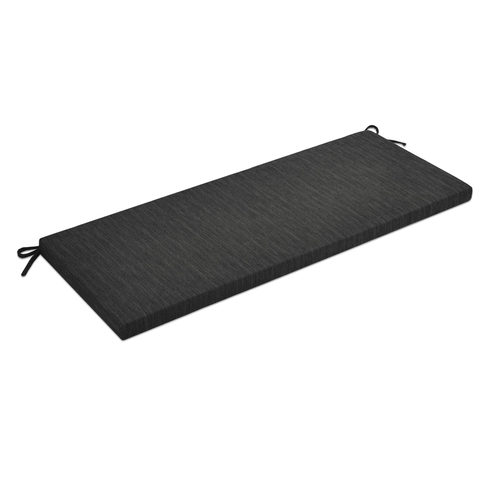 Baibu 48 Inch Classic Solid Color Bench Cushion With Ties, Non-Slip Indoor Outdoor Rectangle Bench Seat Cushion Standard Size Fo