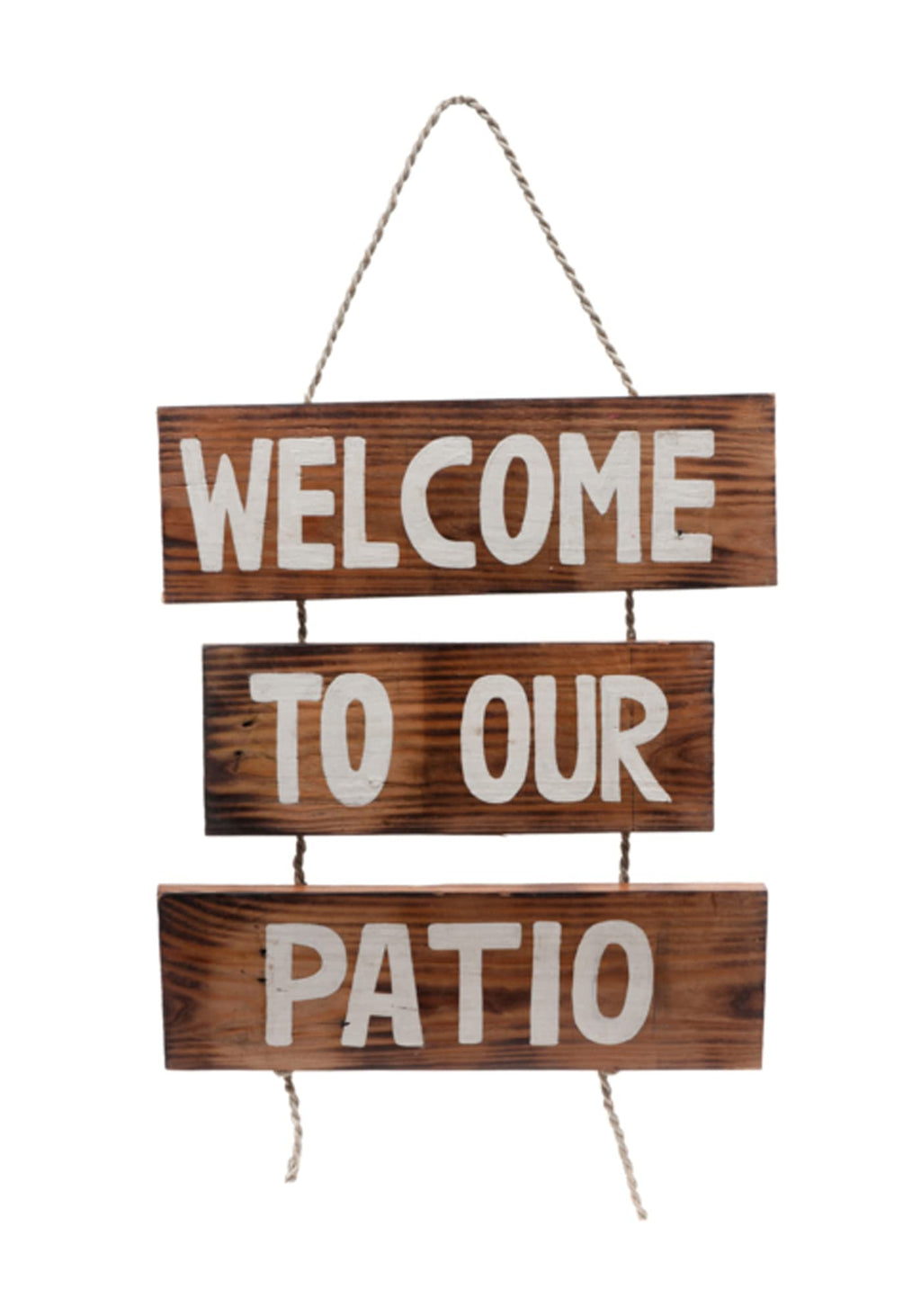 Welcome To Our Patio
