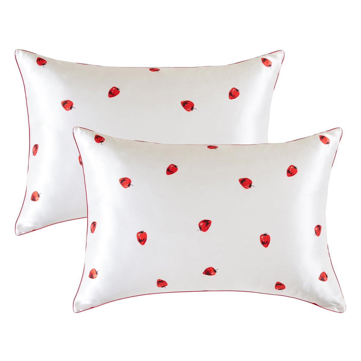 Thxsilk Set Of 2 Mulberry Silk Pillowcase For Hair And Skin, Grade 6A+ Organic Mulberry Silk Pillow Case With Hidden Zipper, Kin