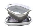 SAMMART Set of 2-31L (8.1 gallon) Collapsible Plastic Laundry Basket-Pop Up Storage Container-Portable Washing Tub - Space Savin