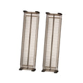 Doitool 2Pcs Adjustable Drawer Dividers Diy Storage Organizer For Home Closet And Office Plastic Divider Plates For Tidy Drawers