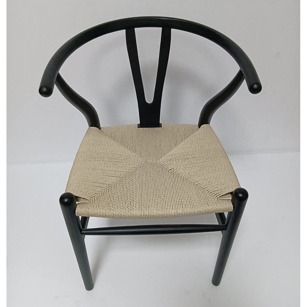 GFURN Dagmar Chair - Black and Natural Cord