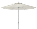 Fiberbuilt Umbrellas 9Mcrw-8605 Market Umbrella, 9' Diameter Marine Grade Canopy, Natural White