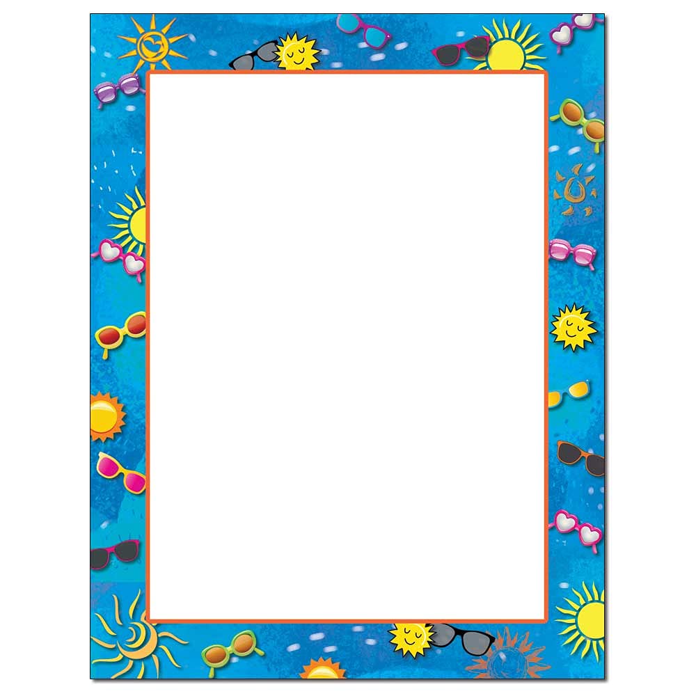 Sunny Shades Letterhead Laser & Inkjet Printer Paper (25 Sheets)