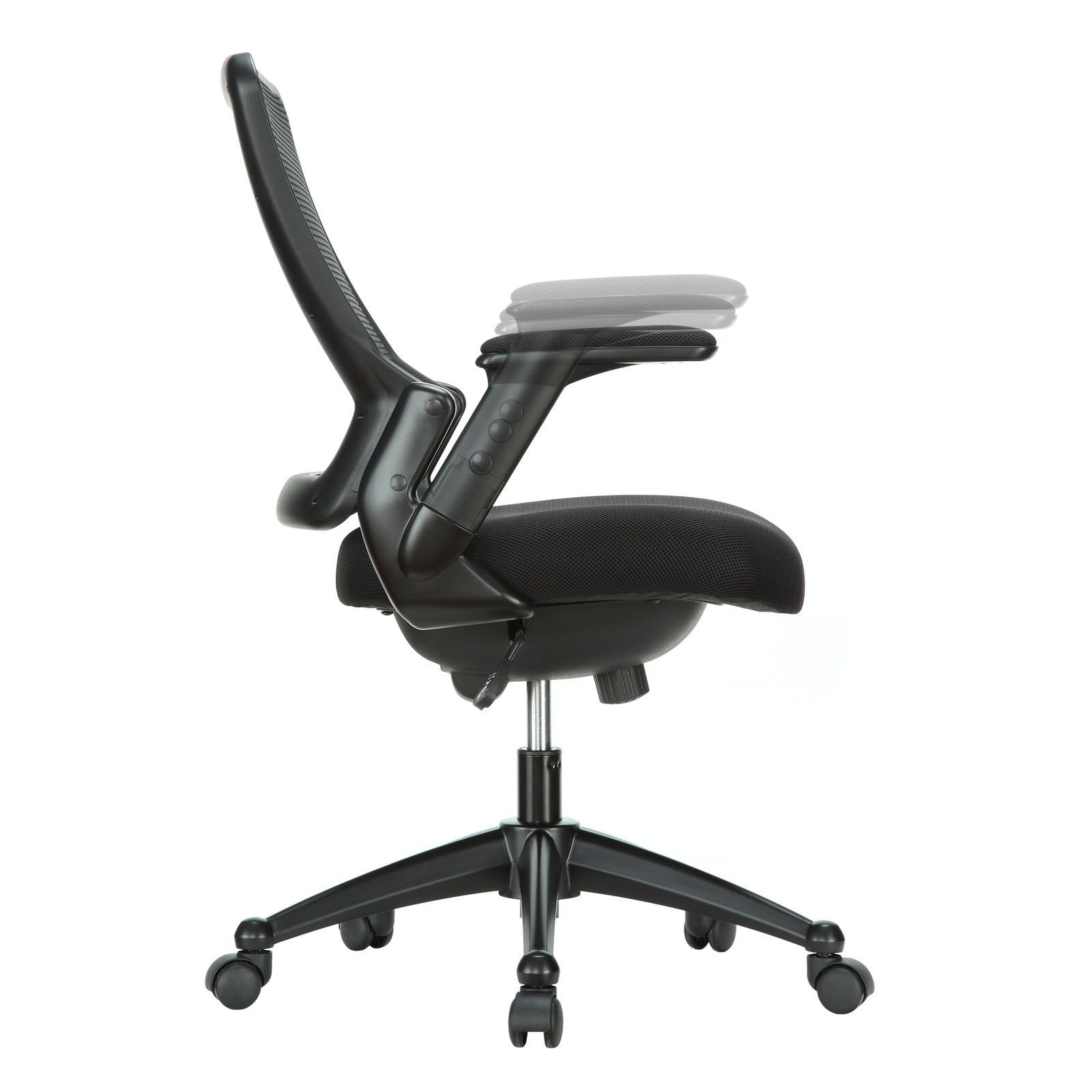 Modway Aspire Fabric Office Chair in Black