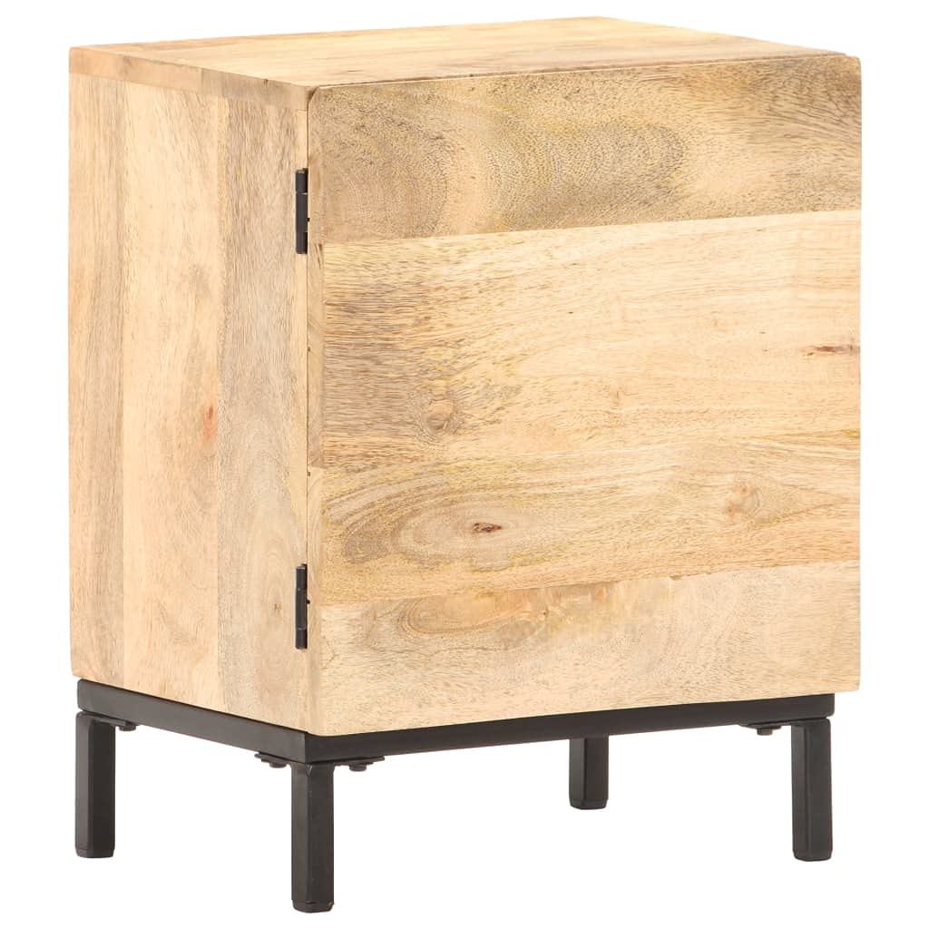 Bedside Cabinet 15.7&quot;x11.8&quot;x20.1&quot; Solid Mango Wood