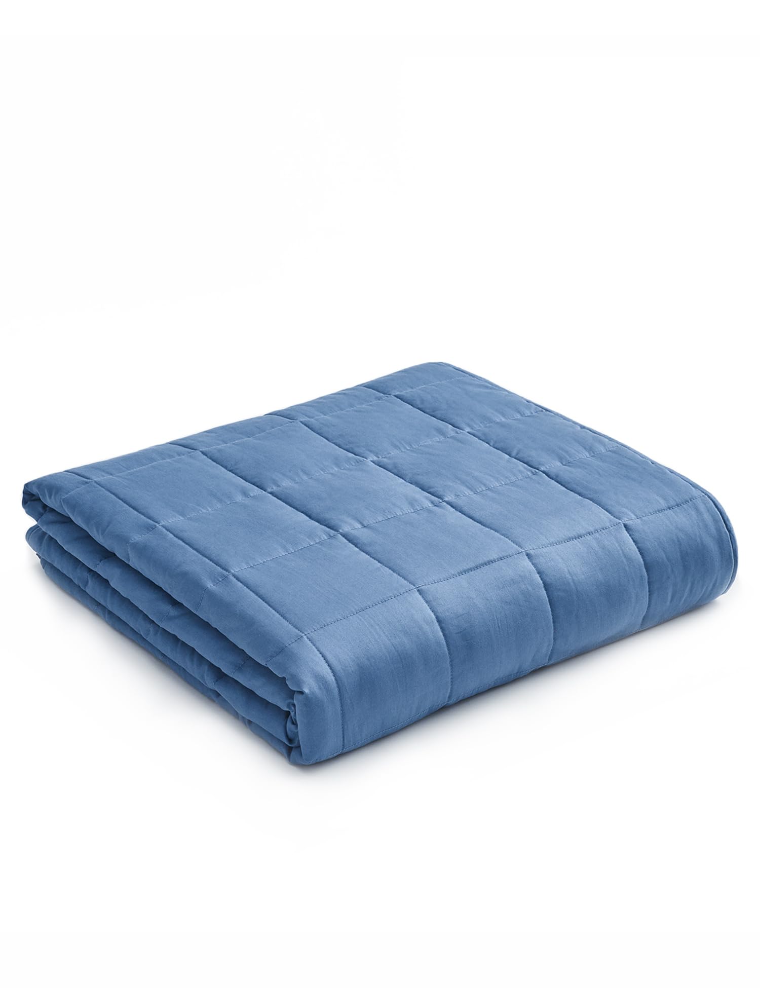 Ynm Kids Weighted Blanket, Oeko-Tex Certified Breathable Cotton Material With Premium Glass Beads (Monaco Blue, 36'X48' 7Lbs),