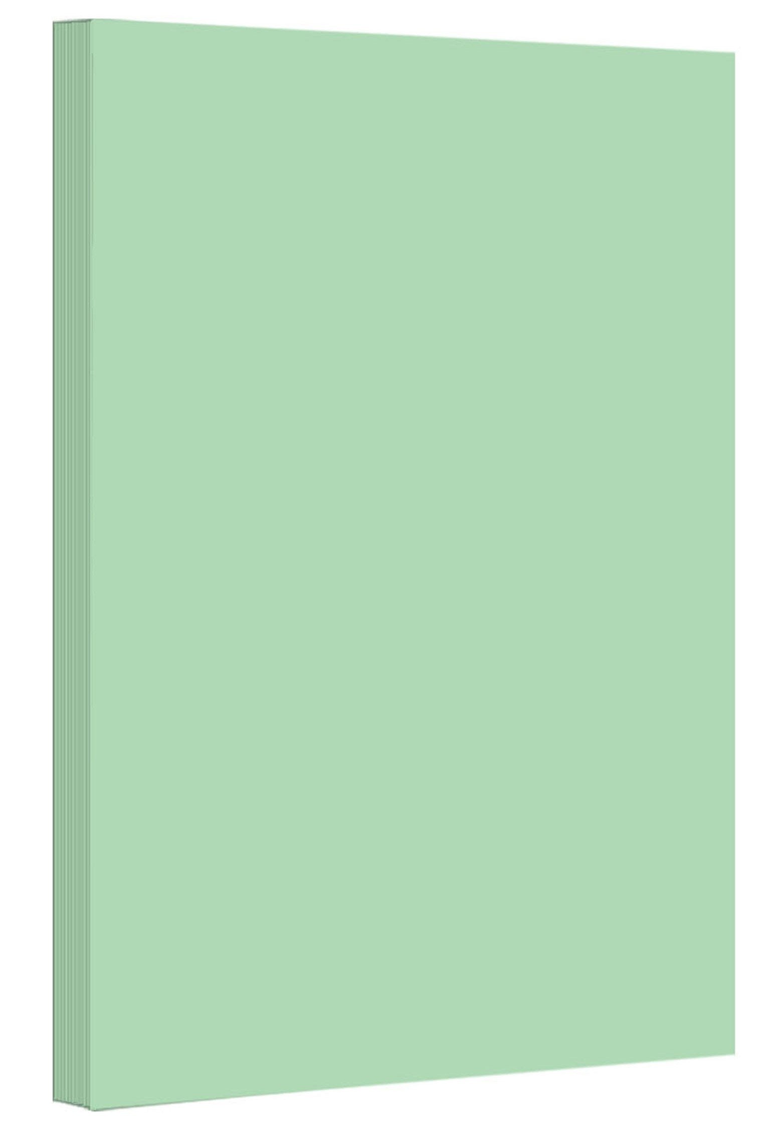 Green Pastel Color Card Stock | 67Lb Cover Cardstock | 8.5' X 14' Inches | 50 Sheets Per Pack