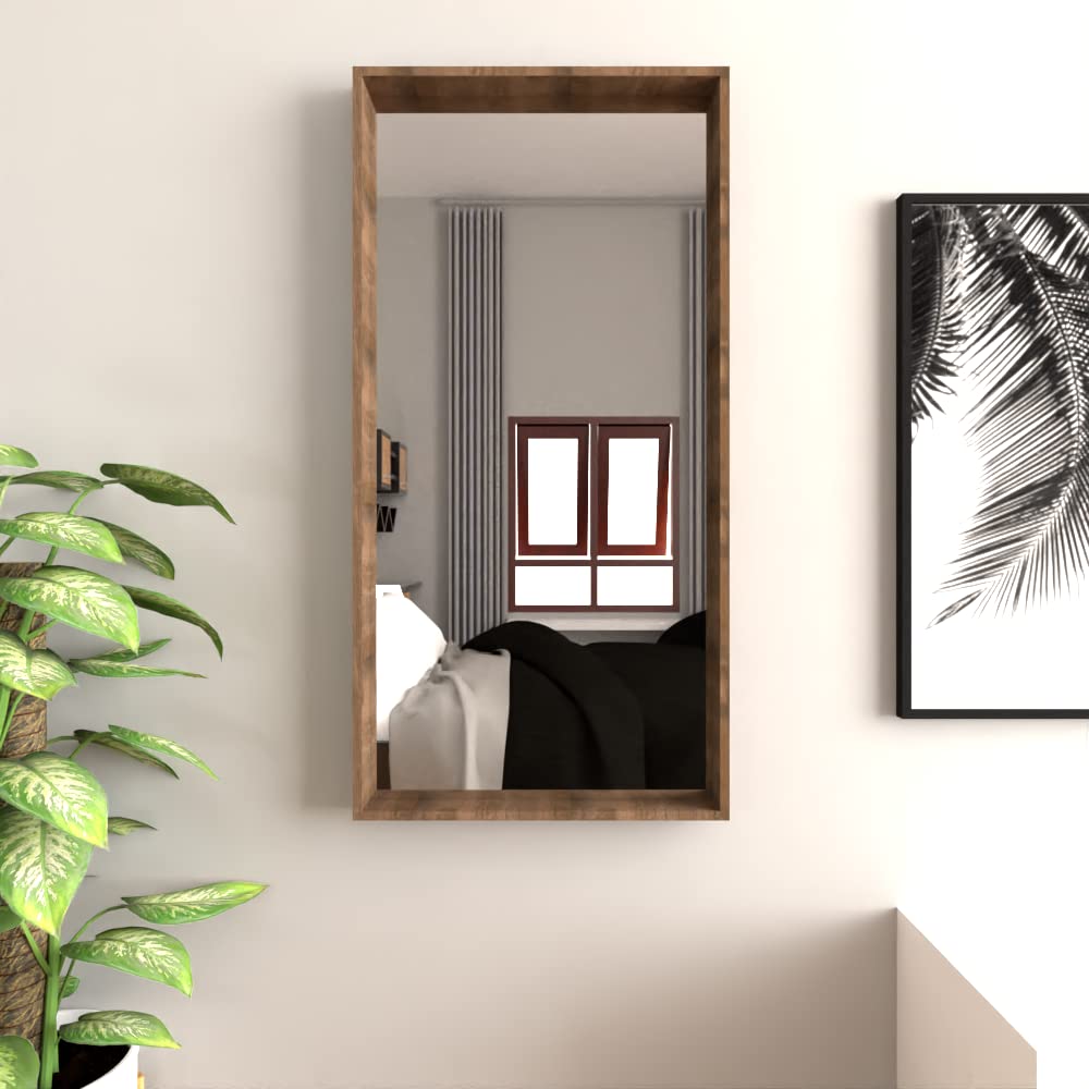 Wanaka Rectangle Mirror With Frame, Espresso