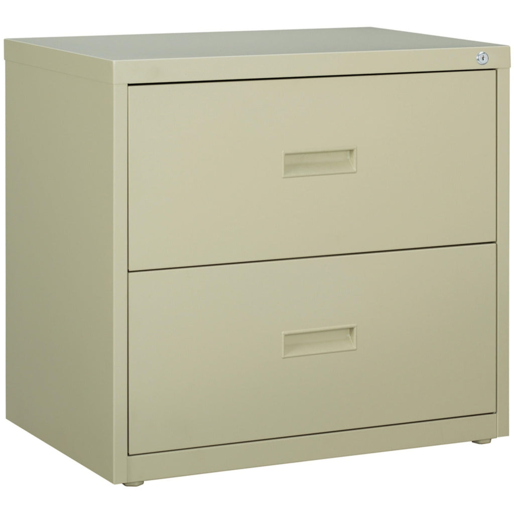 Lorell 2-Drawer Lateral File, 30 by 18-5/8 by 28-1/8-Inch, Putty