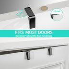 Hapirm Over The Door Organizer - Hanging Door Organizer With 4 Metal Large Capacity Baskets And Adjustable Coat Hook, Behind Doo