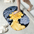ANSHMJIMN AntiSlip Bath Mat | Colorful Tile Design | Ultra Soft & Super Absorbent | Quick Dry Bathroom Rug with NonSkid Backin