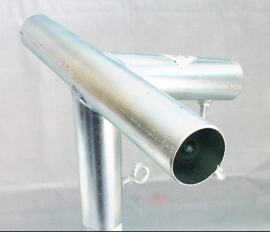 4 Way Edge Low Peak Down Angle 1 3/8' Canopy Fitting (Fv4Isl) - Fits Emt Pipe Or Chain Link Fencing Top Rail That Has An Outer