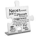 Doctor Appreciation Gifts for Women Men, Going Away Gift Retirement Gift for Doctor Coworker, Never forget you are the Piece tha