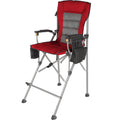 Stonehomy Extra Tall Folding Chairs for Adults 330lbs, Portable Bar Height Foldable Director Chairs for Camping Outside, Comfort