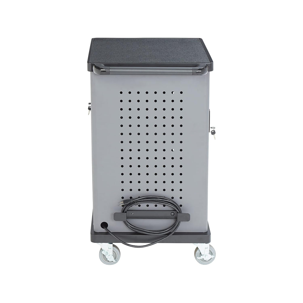 National Public Seating, Duet Charging Cart, Width 28 In, Height 38.25 In, Depth 22 In, Model# Dcc