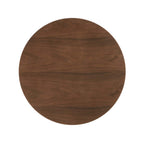 Modway Lippa Round 36" Wood Grain Mid-Century Modern Dining Table In Black Walnut