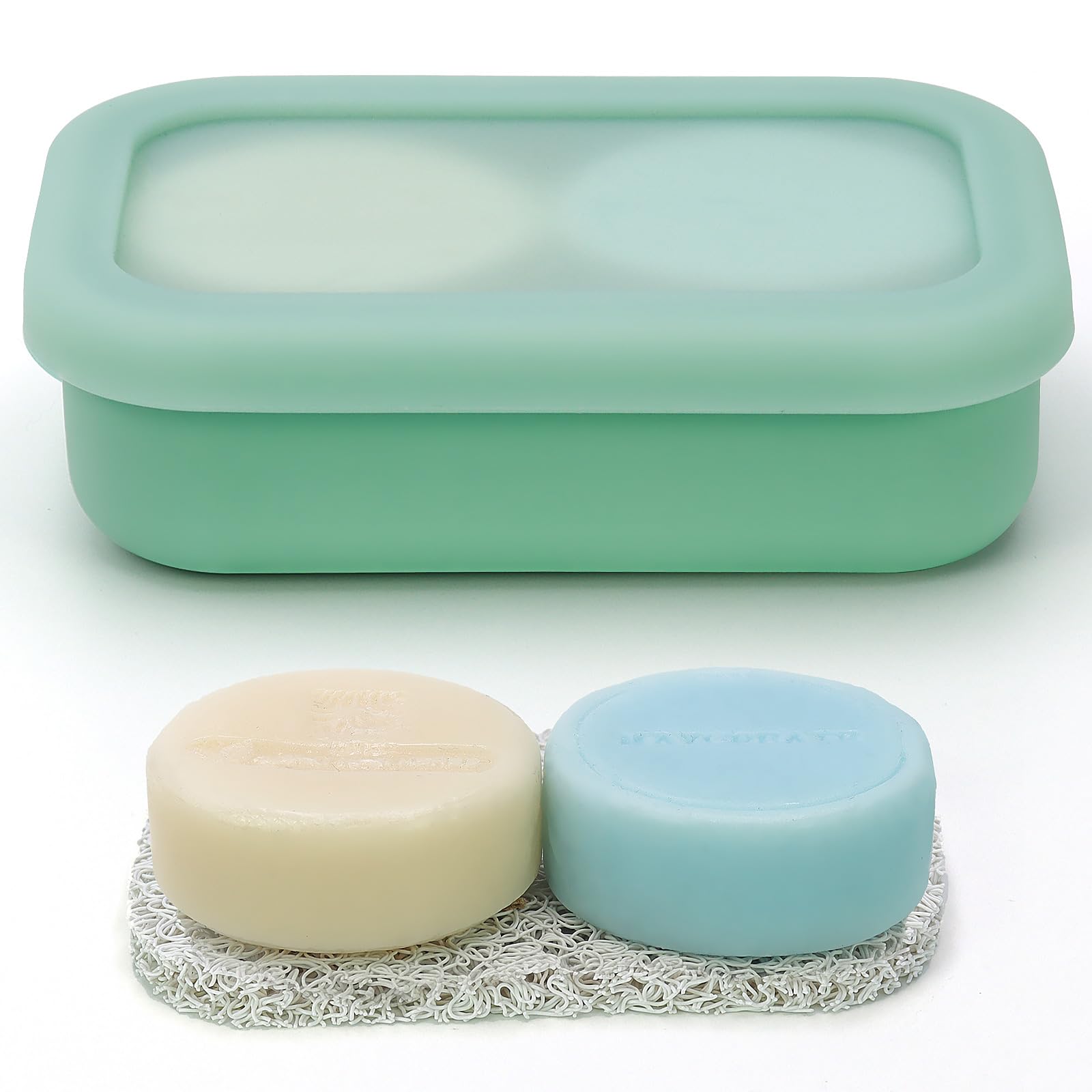 Enhanced Leak Proof Travel Soap Container, Large Shampoo Bar Travel Case, Bar Soap Holder with Drainage Layer, Portable Soap Tra