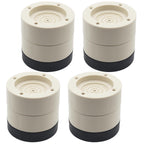 HANIHUA 4 Sets Furniture Risers Bed Risers (Beige), 1 inch or 2 inch Adjustable Round Bed Lifts Risers for Table, Sofa, Couch, D