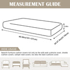 Searchi Stretch Jacquard Sofa Couch Cushion Covers Replacement Reversible Cushion Slipcovers Sofa Seat Cover Furniture Protector