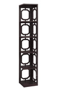 Convenience Concepts Omega 5 Tier Corner Bookcase, Espresso