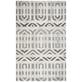 Rizzy Home Alora Decor Makalu 5' X 8' Geometric Gray/Natural Hand-Tufted Area Rug