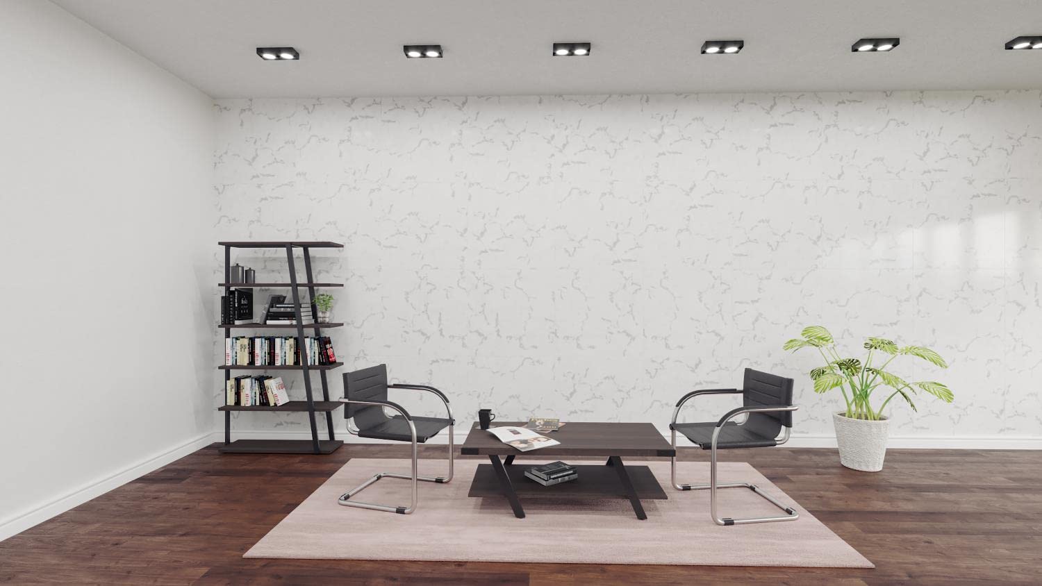 Mirella 5 Shelf Bookshelf