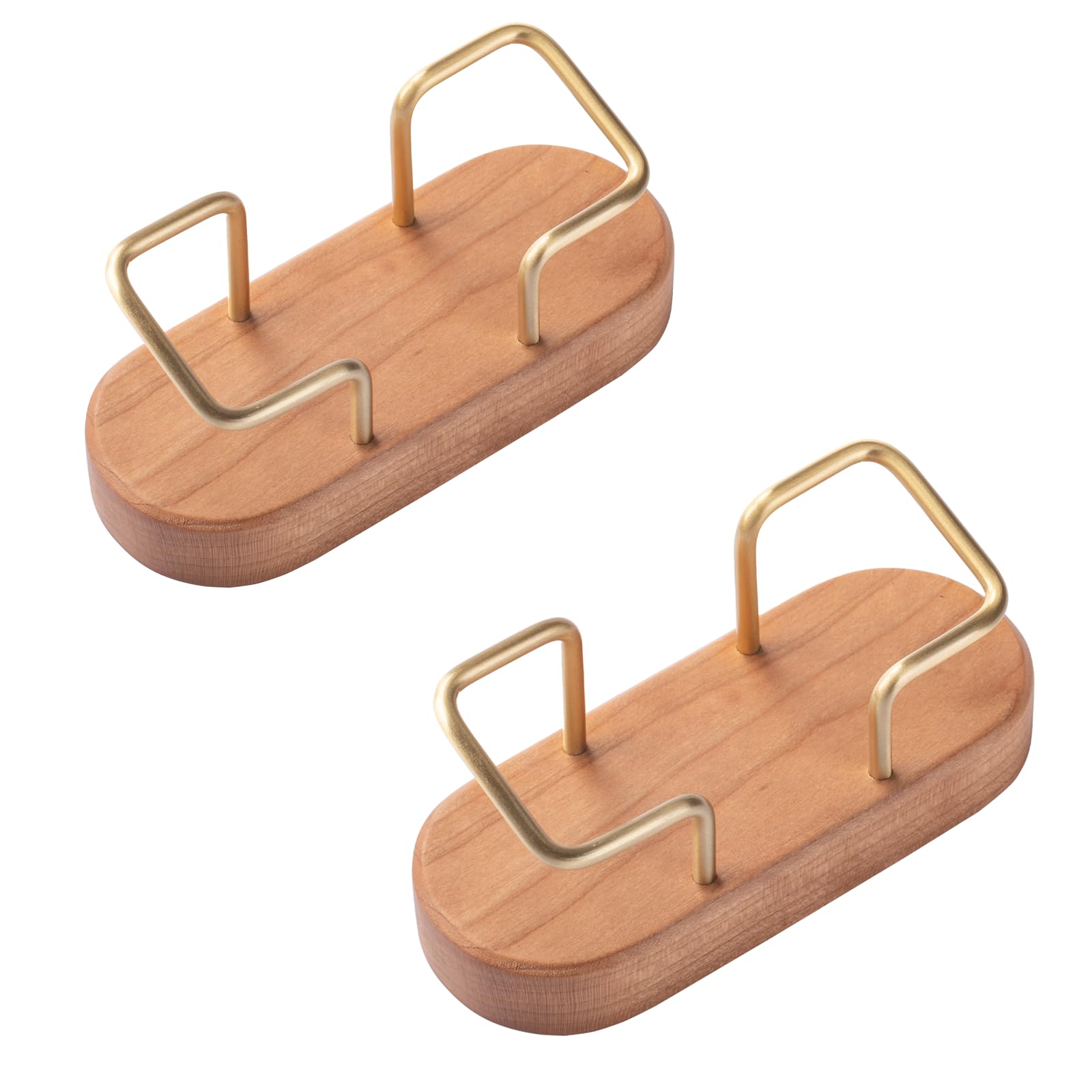 Muso Wood Business Card Holder For Desk, Wooden Creative Business Card Display For Desk, Wood Business Card Stand For Office, Ta