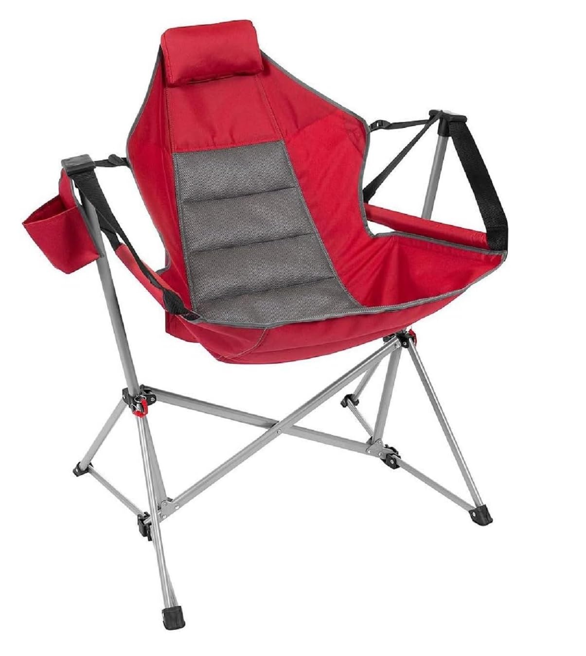 Members Mark Swing Chair Lounger (Jester Red), 37.8 In x 27.2 In x 44.1 In