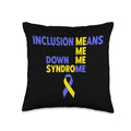 We Choose Kindness Down Syndrome Awareness Month Inclusion Means Down Syndrome Awareness October Teacher Throw Pillow, 16X16, Mu