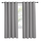 Nicetown Blackout Curtain & Drape 78 Inch Length, 55 Inch Wide, Sold By 1 Panel, Silver Grey Color, Noise Reducing Drapery For Living Room/Farmhouse