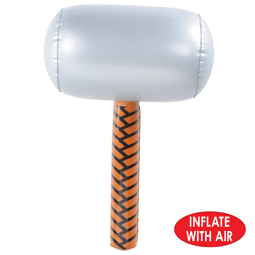 Beistle 2 Piece 18' Inflatable Hammers Carnival Prizes, Heroes Theme Photo Props, Medieval Party Supplies, Halloween Costume Ac