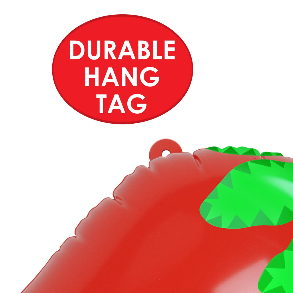 Beistle 2 Piece 30'' Plastic Large Inflatable Chili Pepper Decorations, Blow Up Accessories For Cinco De Mayo Mexican Theme Fies