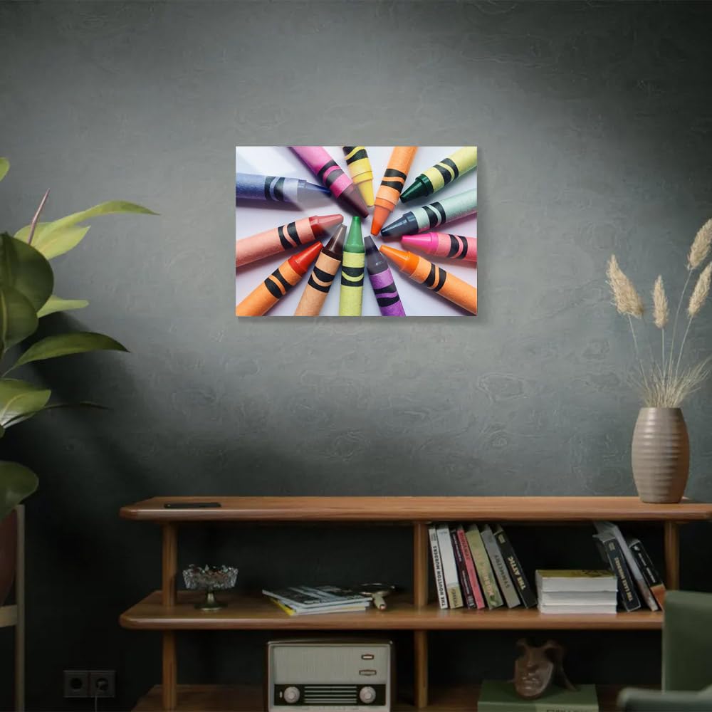 DesignSkinz Wall Art | Acrylic Glossy Printed Frame|Home Decor for Living Room, Bedroom, Office, Study, Shelf (14x11inch)  Colo
