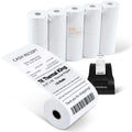 Tk Thermal King (10 Rolls) 3 1/8' 119' Feet White Thermal Paper Cash Register Pos Receipt, Fits All Credit Card Terminal Great