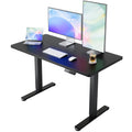 HUANUO 48 x 24 Electric Standing Desk Adjustable Height, 4 Memory Height Settings, Headphone Hook, Cable Manager, Sit Stand Up D